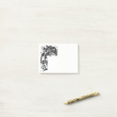 Alice in Wonderland Illustration Cheshire Cat Post-it® Notes (Op bureau)