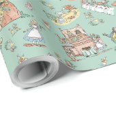 Alice in Wonderland inpakpapier Schattige Kind (Rol Hoek)