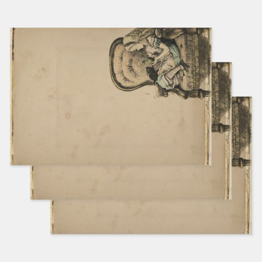 Alice in Wonderland Inpakpapier Vel (Set)