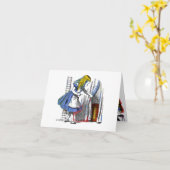 Alice in Wonderland Kaart (Gele Bloem)