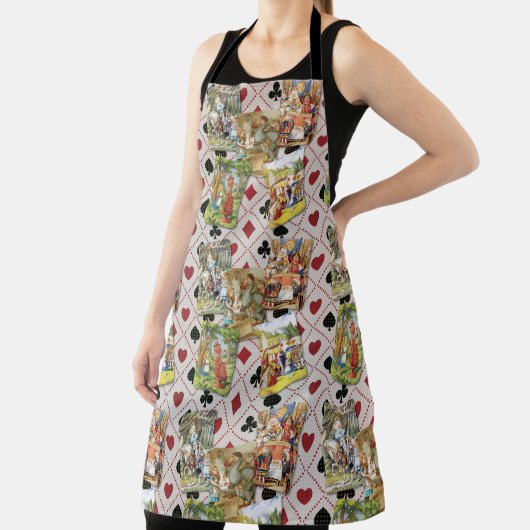 Alice in Wonderland Kaart Schort Design 3 (Insitu)
