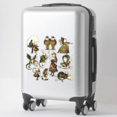  Alice in Wonderland Karakters Stickers (Koffer)