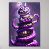 Alice in wonderland katten poster (Voorkant)