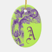 Alice in Wonderland Keramisch Ornament (Voorkant)