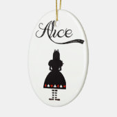 Alice in Wonderland Keramisch Ornament (Links)