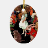 Alice in Wonderland Keramisch Ornament (Voorkant)