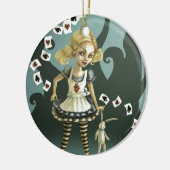 Alice in Wonderland Keramisch Ornament (Links)