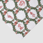 Alice in Wonderland, kerstpapier Tissuepapier (Detail)