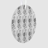 Alice in Wonderland kerstversiering Ornament (voorkant)