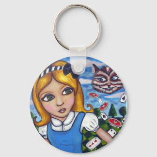 Alice in wonderland keyring sleutelhanger