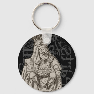 Alice in Wonderland King of Hearts Grunge Sleutelhanger