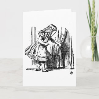 Alice in Wonderland Klein Deur aan Wonderland Kaart