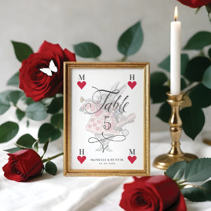 Alice in Wonderland - Konijnenkaart Kaart