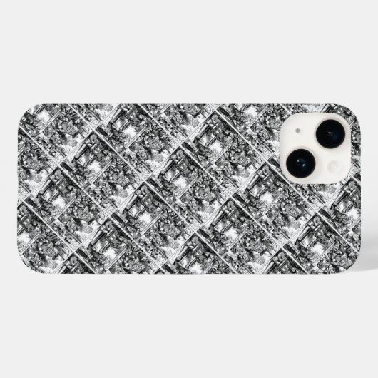 Alice in Wonderland, Koningin der Heten Case-Mate iPhone Case (Achterkant (horizontaal))