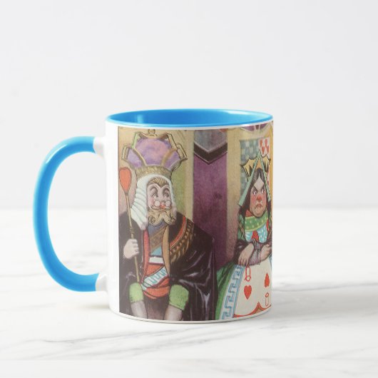  Alice in Wonderland, koningin van harten Mok (Links)