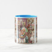  Alice in Wonderland, koningin van harten Mok (Midden)