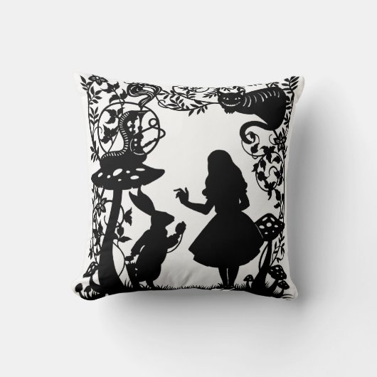 Alice in Wonderland Kussen (Voorkant)