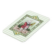 Alice in Wonderland Late White Rabbit Art Magneet (Linkerzijde)