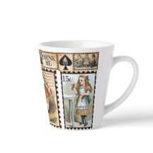 Alice in Wonderland Latte Mok