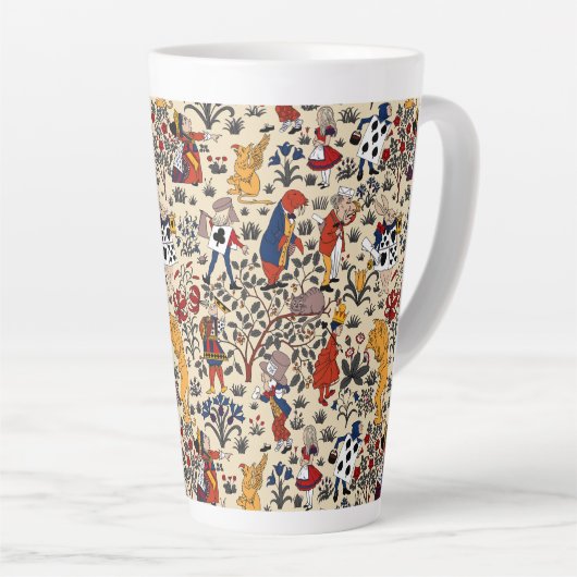Alice in Wonderland Latte Mok (Rechterhoek)
