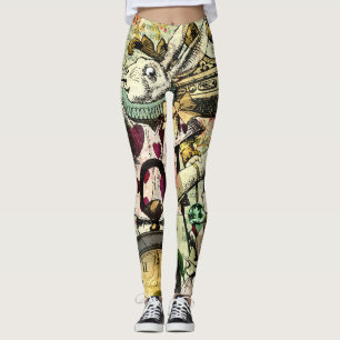 Alice in Wonderland Leggings