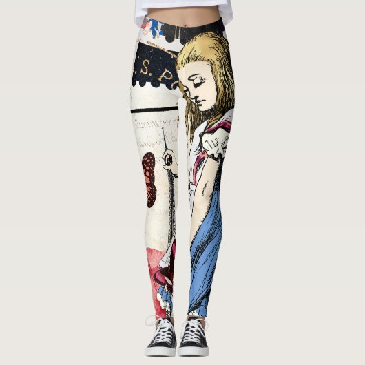  Alice in Wonderland Leggings (Voorkant)