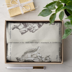 Alice in Wonderland Lewis Carroll Gedicht Father W Tissuepapier