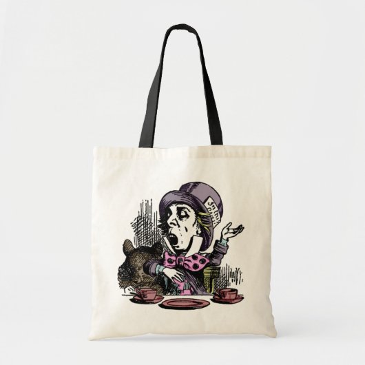 Alice in Wonderland Mad Hatter Canvas tas (Voorkant)
