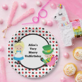 Alice in Wonderland Mad Hatter Card Deck Party Papieren Bordje (Feest)
