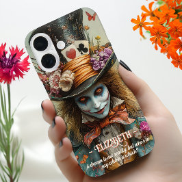 Alice in Wonderland Mad Hatter iPhone 16 Hoesje