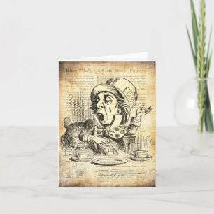Alice in Wonderland Mad Hatter  Kaart