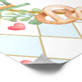 Alice in Wonderland Mad Hatter Tea Party Welkom Poster (Hoek)