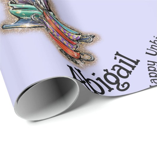 Alice in Wonderland Mad Hatter Teacups Aangepaste  Cadeaupapier (Rol Hoek)