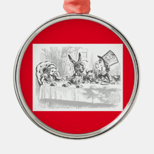 Alice in Wonderland Mad Hatter Theepartij Ornament