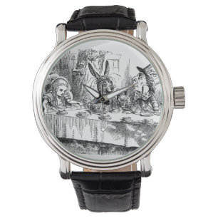 Alice in Wonderland Mad Hatter-theeparty Horloge