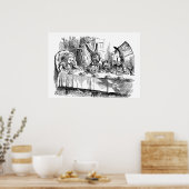  Alice in Wonderland Mad Hatter-theeparty Poster (Keuken)