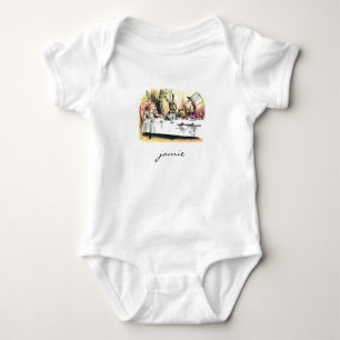 Alice in Wonderland Mad Tea Party Baby Suit Romper