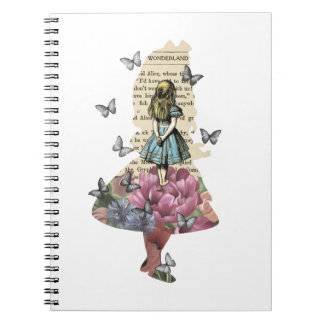Alice in Wonderland Magische Tuin - Boek Notitieboek