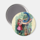 Alice in Wonderland Magnet Magneet (Voorkant / Achterkant)