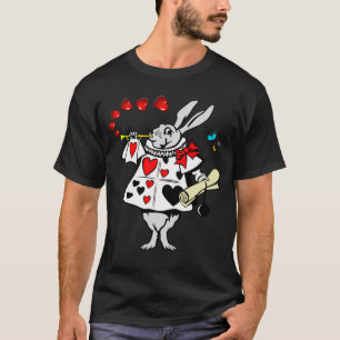 Alice in Wonderland Mannen Vrouwen Kinder Witte Ko T-shirt