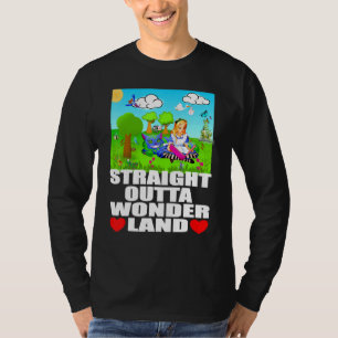 Alice in Wonderland Mannen Vrouwen Kinderen direct T-shirt