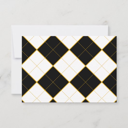Alice in Wonderland Mariage code qr carte RSVP (Dos)