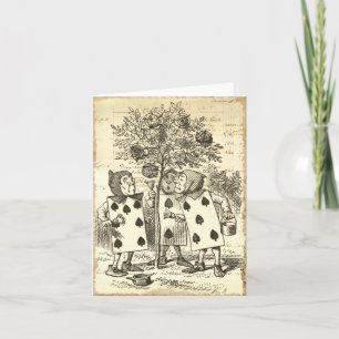 Alice in Wonderland Menselijke Kaarten