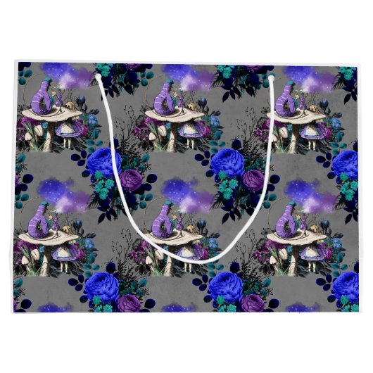 Alice in Wonderland met Caterpijler Groot Cadeauzakje (Achterkant)