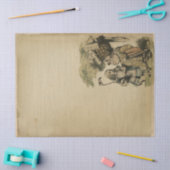 Alice in Wonderland met Duchess-ontkoppeling Tissuepapier (Craft)