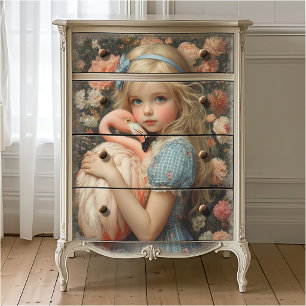 Alice in Wonderland met Flamingo Tissuepapier