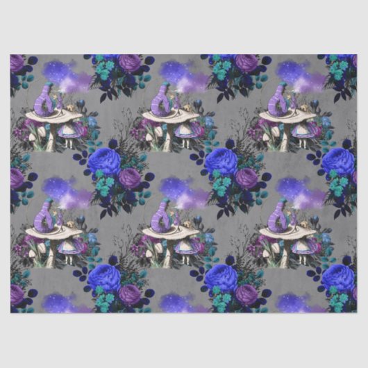 Alice in Wonderland met ontkoppeling van de derde Tissuepapier (Voorkant)