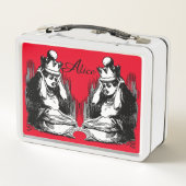 Alice in Wonderland Metal Lunch Box (Achterkant)