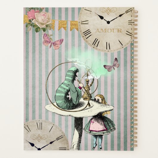 Alice in Wonderland Modern Planner (Achterkant)