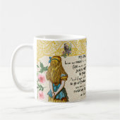 Alice in wonderland, mok van geschenk met dubbele  (Links)